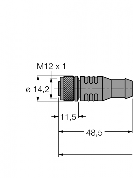 PROFIBUS кабель: оболочка кабеля PUR - RKSW458-15M