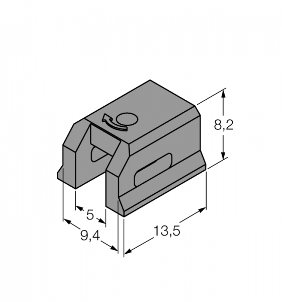 Комплектующие для монтажаfor dovetail groove cylinders - KLDT-UNT3