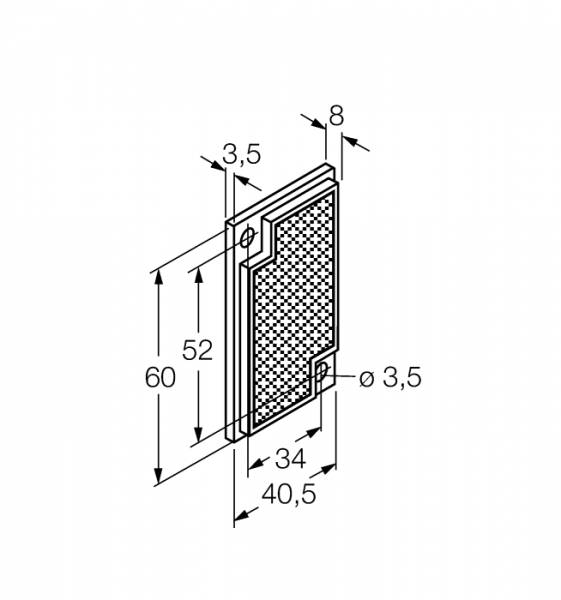 AccessoriesОтражатель - BRT-60X40C