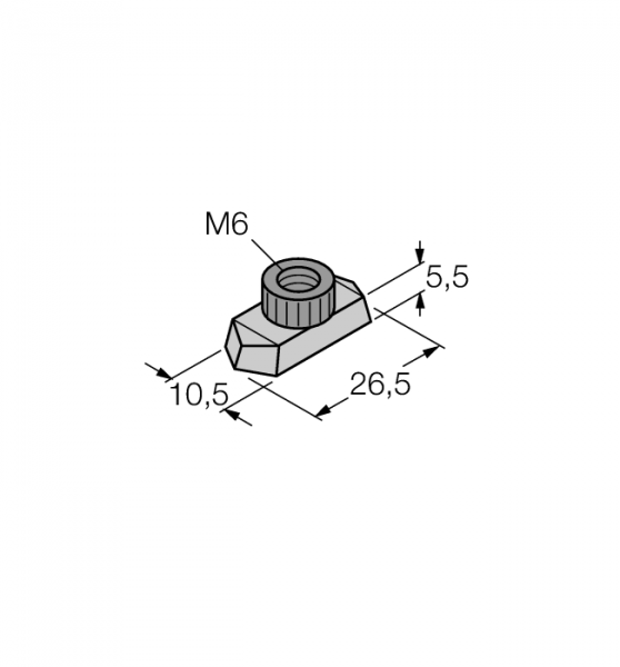 Комплектующие для монтажаМонтажная гайка на направляющую - BSS-TSM (2 pcs.)