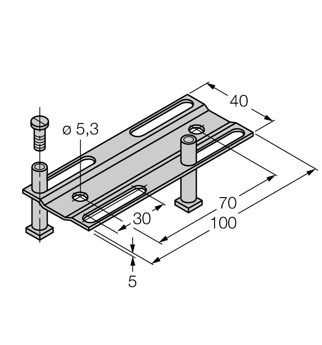 Комплектующие для монтажа - Adjusting bar JS 025/037