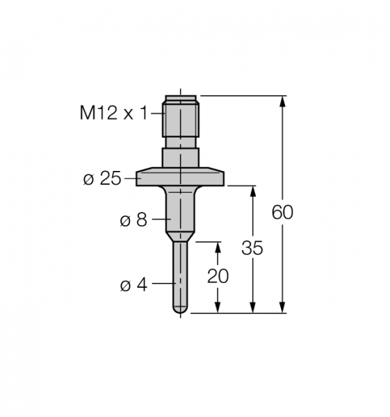 Детектирование температурыПроба - TP-504A-TRI3/4-H1141-L035