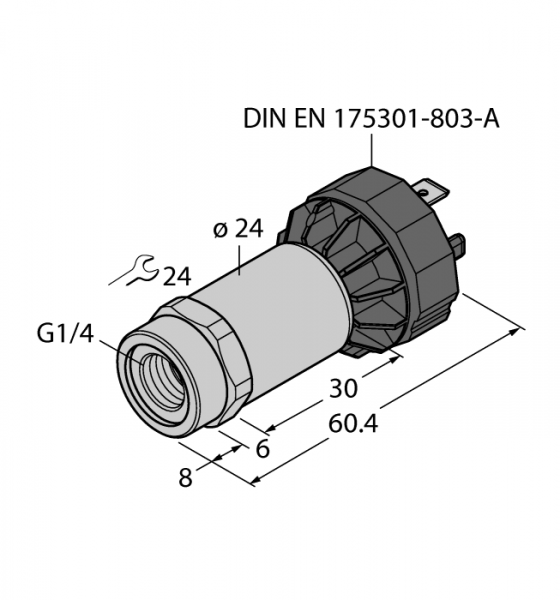 Преобразователь давленияС выходом по напряжению (3-х проводн.) - PT25R-2001-U1-DA91