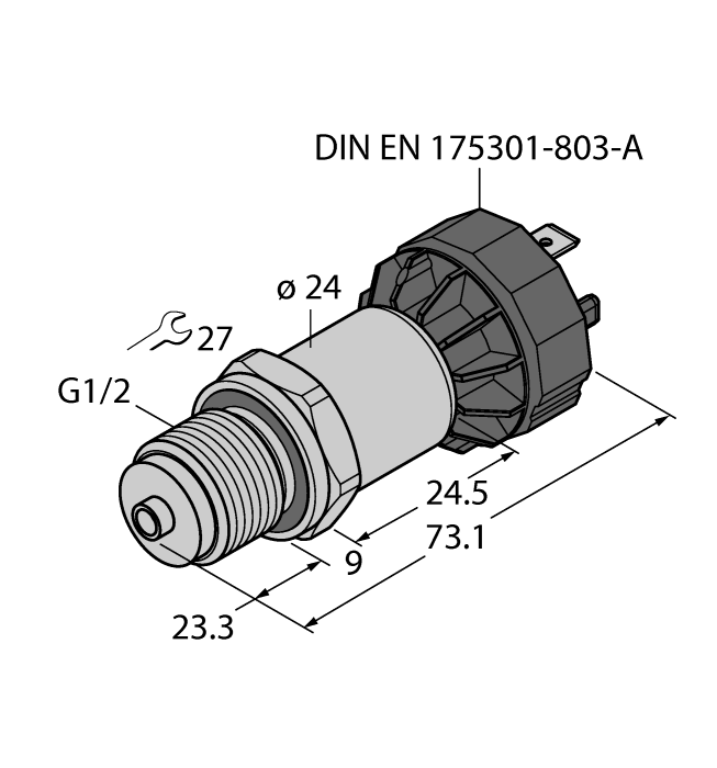 DrucktransmitterC выходом по току (2-х проводн.) - PT1.6R-1008-I2-DA91/X