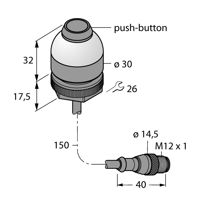 Pick-to-Lightдатчик положенияКнопка для выбора процессов - K30APPBGREQP