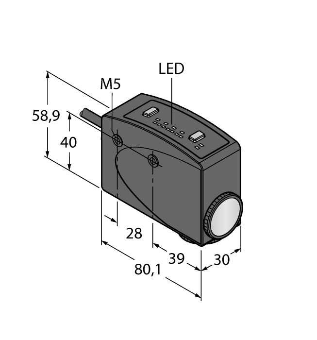 Фотоэлектрический датчикконвергентный датчикдатчик цветовой метки - R58ECRGB2