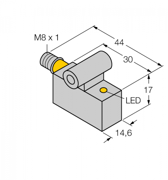 датчик магнитного полядля пневмоцилиндров - BIM-IKT-AP6X-V1131