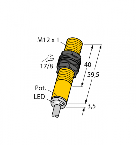 Емкостной датчик - BC3-S12-RP6X