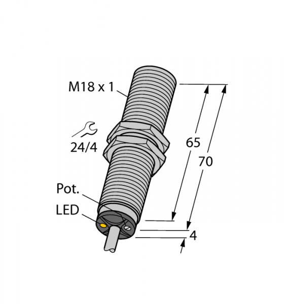 Емкостной датчик - BC5-M18-RZ3X