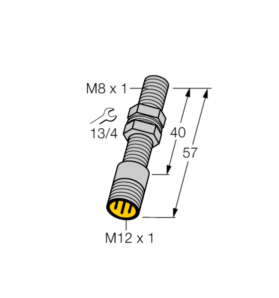 Индуктивный датчик - BI1,5-EG08-Y1-H1341
