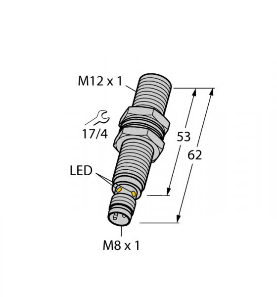 Индуктивный датчикс увеличенной дистанцией срабатывания - BI4-G12-AP6X-V1131
