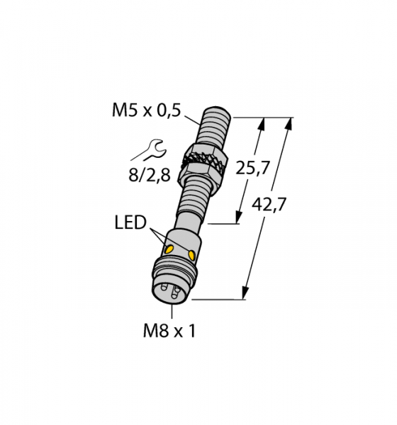 Индуктивный датчик - BI1-EG05-AP6X-V1331