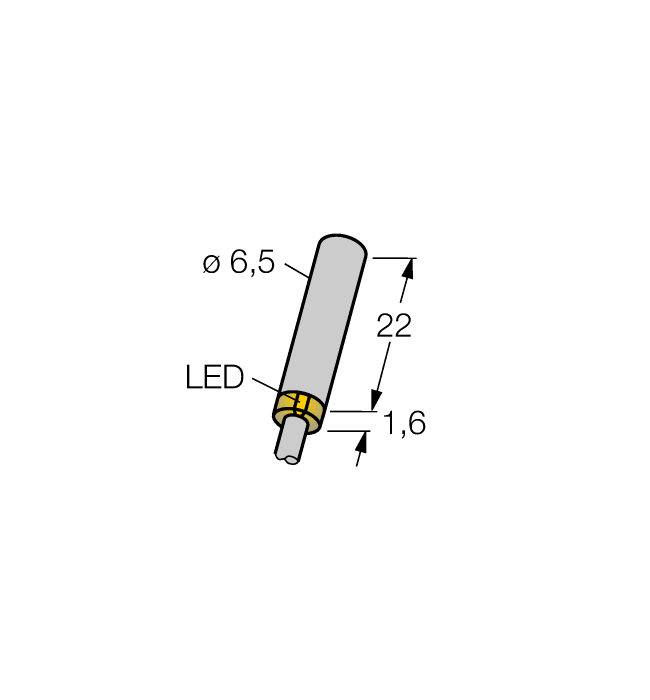 Индуктивный датчикс увеличенной дистанцией срабатывания - BI2-EH6,5K-AP6X