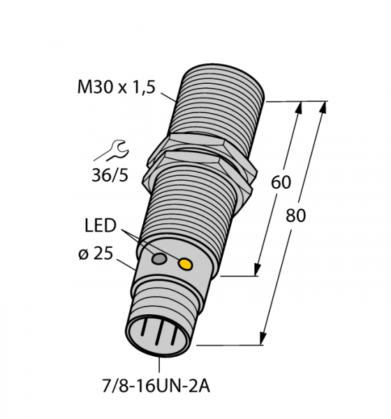 Индуктивный датчик - BI10U-G30-ADZ30X2-B1131