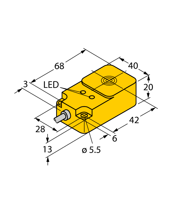 Индуктивный датчик - BI15U-Q20-AP6X2