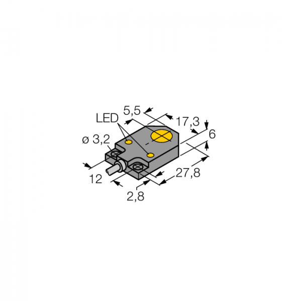Индуктивный датчик - BI3-Q06-AN6X2