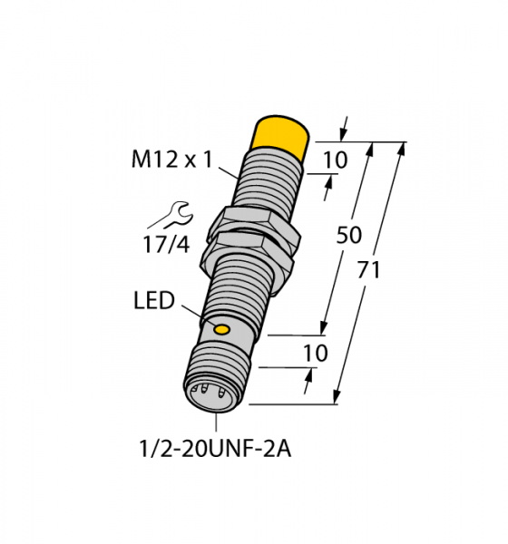 Индуктивный датчик - NI8U-G12-ADZ32X-B3131