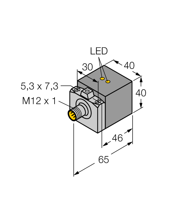Индуктивный датчик - BI20U-CA40-AP6X2-H1141