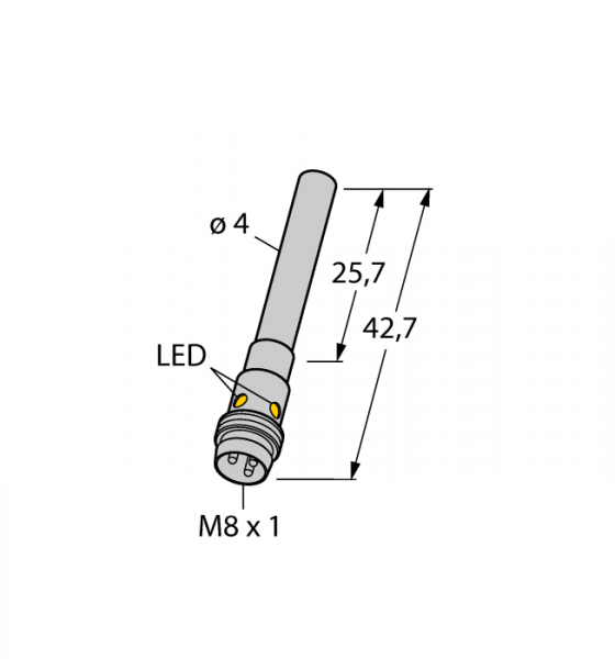 Индуктивный датчик - BI1-EH04-AP6X-V1331