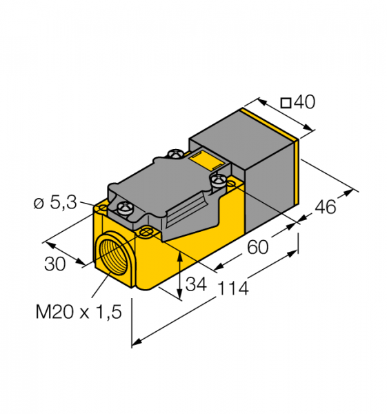 Индуктивный датчикс аналоговым выходом - BI15-CP40-LIU