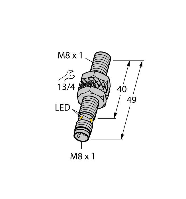 Индуктивный датчик - BI1,5U-EG08-AN6X-V1131