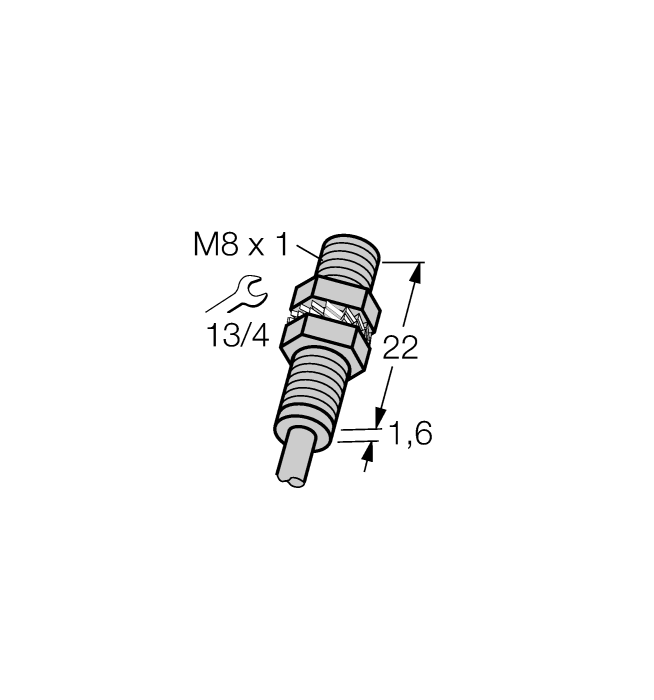 Индуктивный датчик - BI1,5-EG08K-Y1