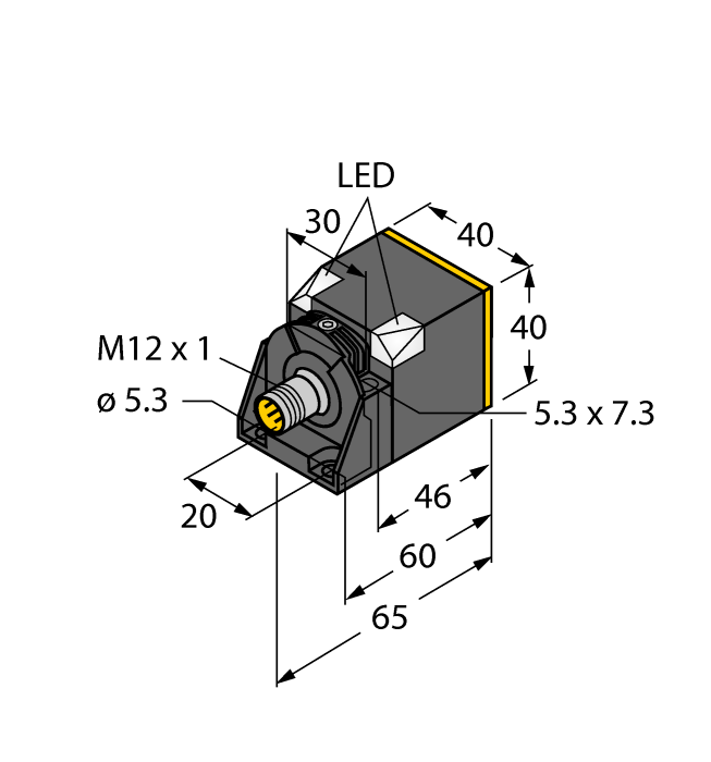 Индуктивный датчик - BI30U-CK40-AN6X2-H1141