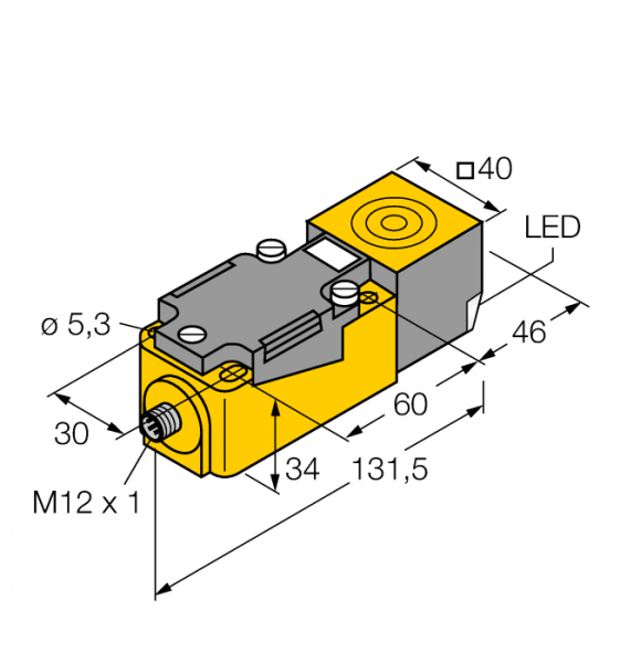Индуктивный датчик - NI50U-CP40-AP6X2-H1141