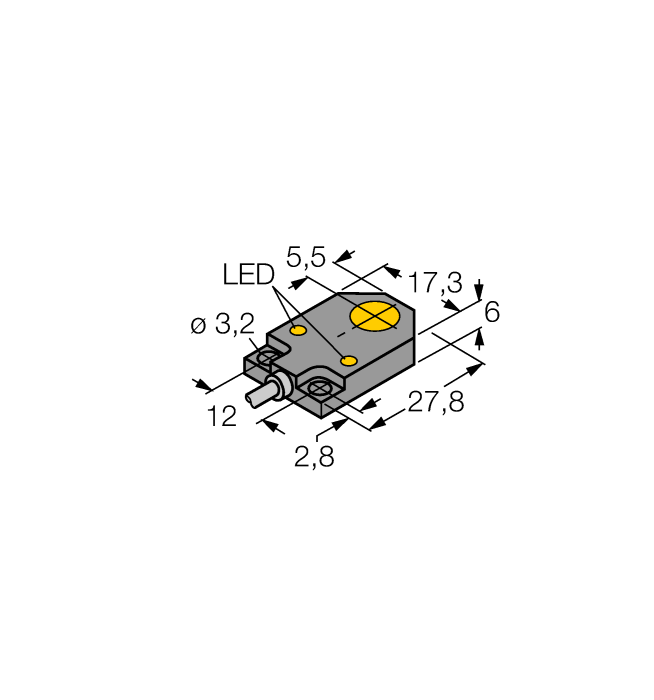 Индуктивный датчик - BI3-Q06-AP6X2