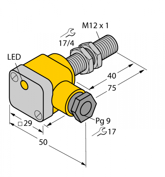 Индуктивный датчик - BI2-G12SK-AN6X