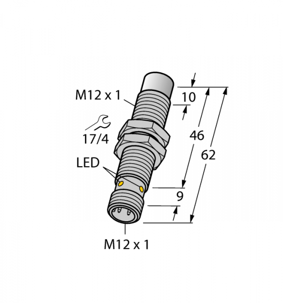 Индуктивный датчик - NI8U-MT12E-VP4X-H1141