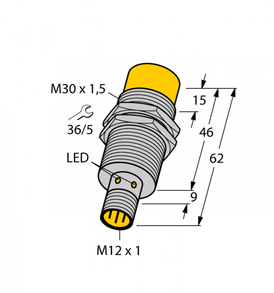 Индуктивный датчик - NI20U-EM30-AP6X-H1141