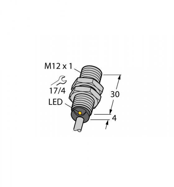 Индуктивный датчикс увеличенной дистанцией срабатывания - BI4-G12K-AP6X