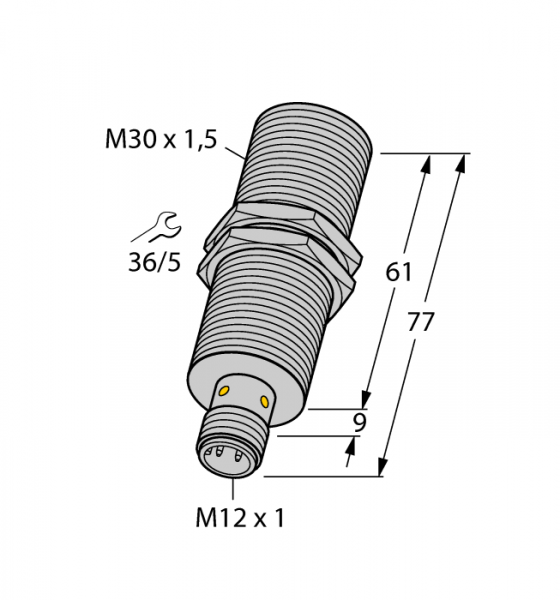 Индуктивный датчикс аналоговым выходом - BI15-M30E-LIU-H1141