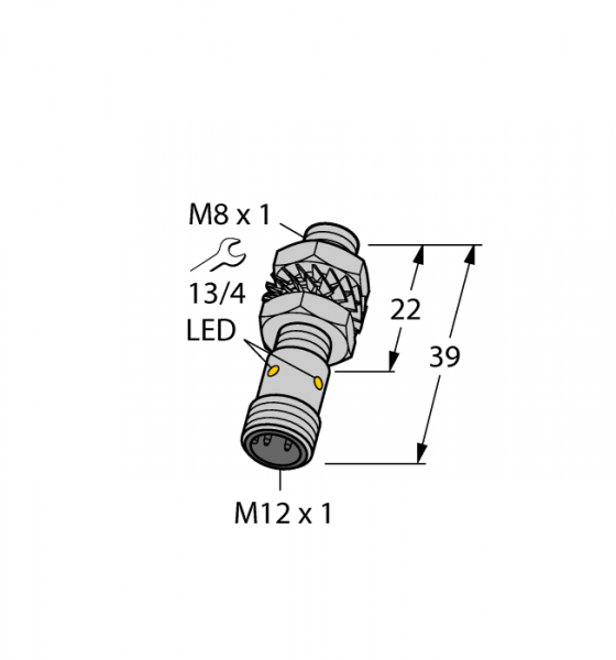 Индуктивный датчик - BI1.5-EG08K-AP6X-H1341