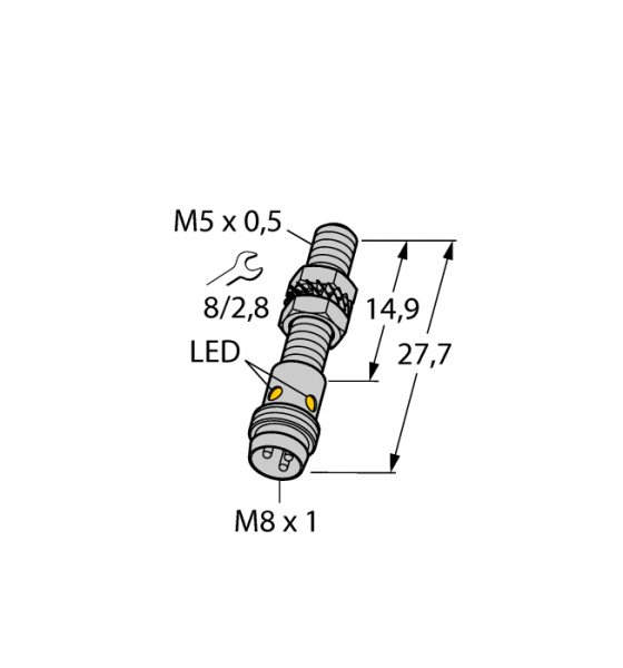 Индуктивный датчик - BI1-EG05K-AN6X-V1331