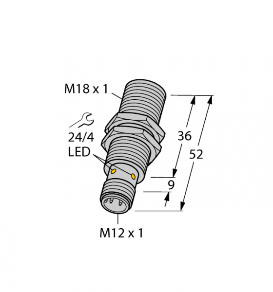Индуктивный датчик - BI10U-M18-VN6X-H1141