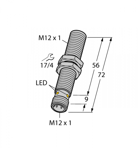 Индуктивный датчик - BI3U-M12EE-AP6X-H1141