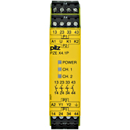 Реле безопасности PNOZ X – Расширение контактов - PZE X4.1P 24-240VAC/DC 4n/o - 777588