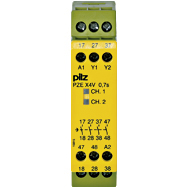 Реле безопасности PNOZ X – Расширение контактов - PZE X4V 0,7/24VDC 4n/o fix - 774586