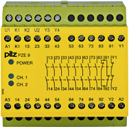 Реле безопасности PNOZ X – Расширение контактов - PZE 9 24VDC 8n/o 1n/c - 774150