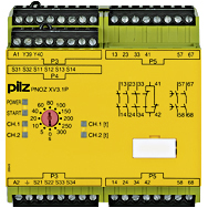 Реле безопасности PNOZ X – Контроль времени - PNOZ XV3.1P 300/24-240VACDC 3no 1nc 2no - 777538