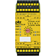 Реле безопасности PNOZ X – Контроль времени - PNOZ XV3.3P C 30/24VDC 3n/o 2n/o t - 787511
