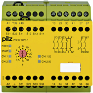 Реле безопасности PNOZ X – Контроль времени - PNOZ XV3.1 30/24-240VACDC 3no 1nc 2no t - 774610