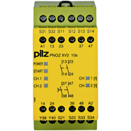Реле безопасности PNOZ X – Контроль времени - PNOZ XV2 10/24VDC 2n/o 2n/o fix - 774506