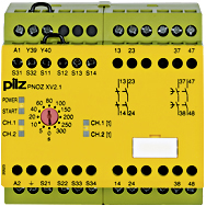 Реле безопасности PNOZ X – Контроль времени - PNOZ XV2.1 300/24-240VACDC 2n/o 2n/o t - 774558
