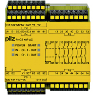 Реле безопасности PNOZ X – E-STOP, защитная дверь, световая решетка - PNOZ X9P C 24DC 24-240VACDC 7no 2nc 2so - 787606