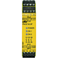 Реле безопасности PNOZ X – E-STOP, защитная дверь, световая решетка - PNOZ X2.3P 24VACDC 3n/o - 777304