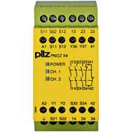 Реле безопасности PNOZ X – E-STOP, защитная дверь, световая решетка - PNOZ X4 115VAC 3n/o 1n/c - 774735