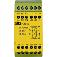 Реле безопасности PNOZ X – E-STOP, защитная дверь, световая решетка - PNOZ X4 24VDC 3n/o 1n/c - 774730